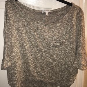 Crop knitted top